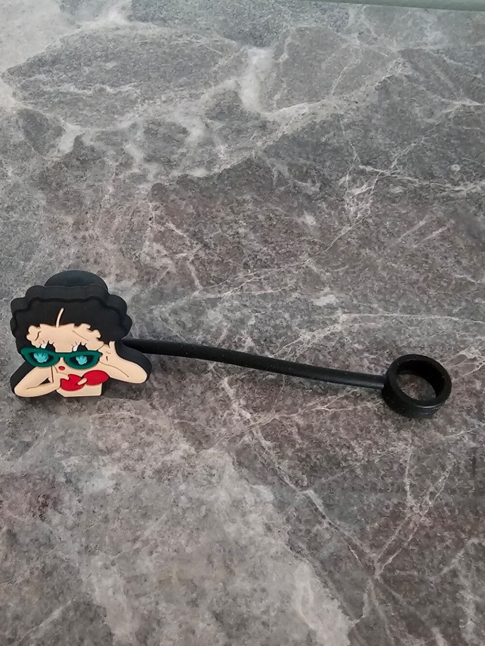 NWT Betty Boop Reusable Straw Cover Accessory